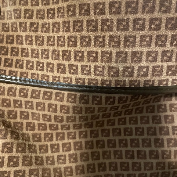 Excellent condition Rare Fendi soft Crossbody Bag with Iconic Pattern - Picture 8 of 13